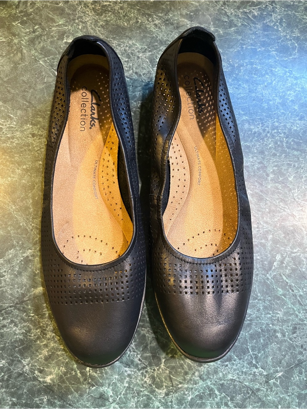 Clarks Collection Women’s Jenette Ease Ballet Flat in Black